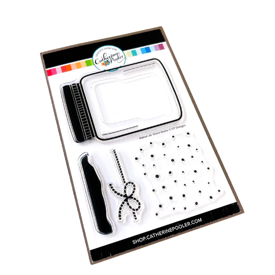 Catherine Pooler - Mason Jar Snow Globe Stamp Set