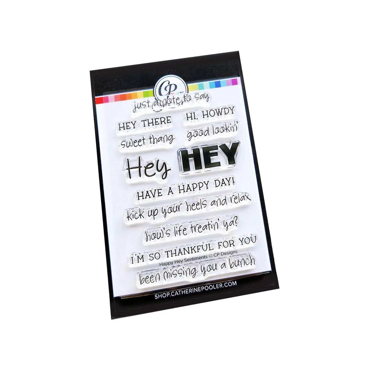**NEW* - Catherine Pooler - Happy Hey Sentiments Stamp Set