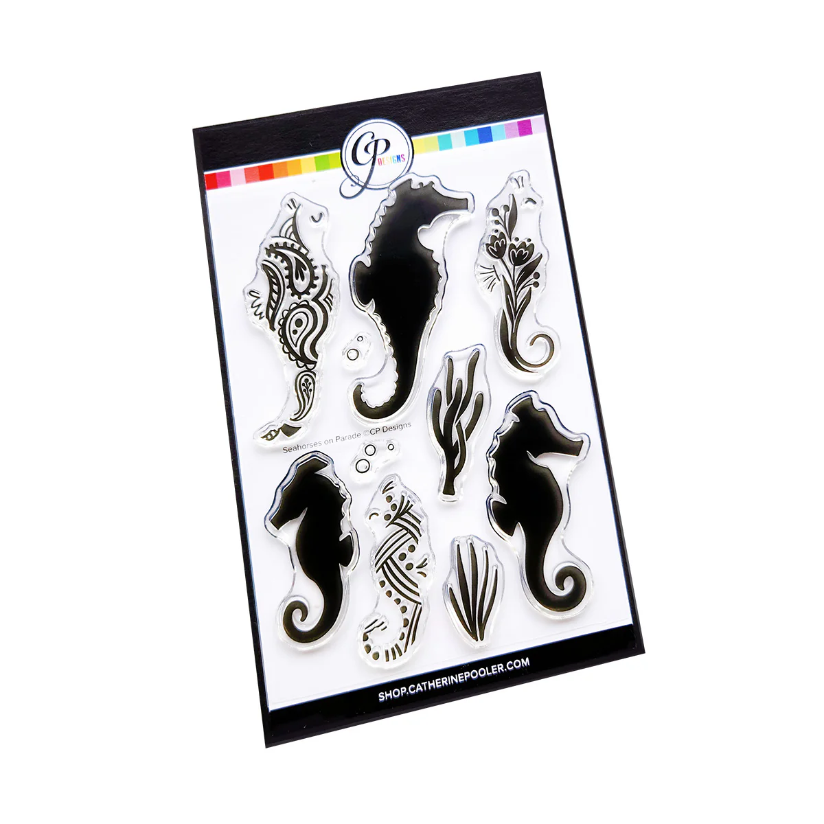 **NEW* - Catherine Pooler - Seahorses on Parade Stamp Set