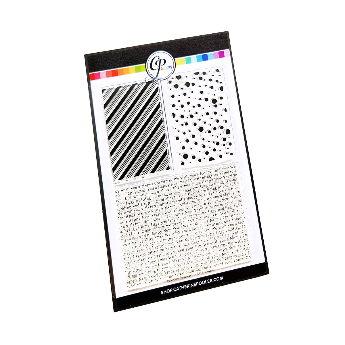**NEW* - Catherine Pooler - Holiday Textures Stamp Set