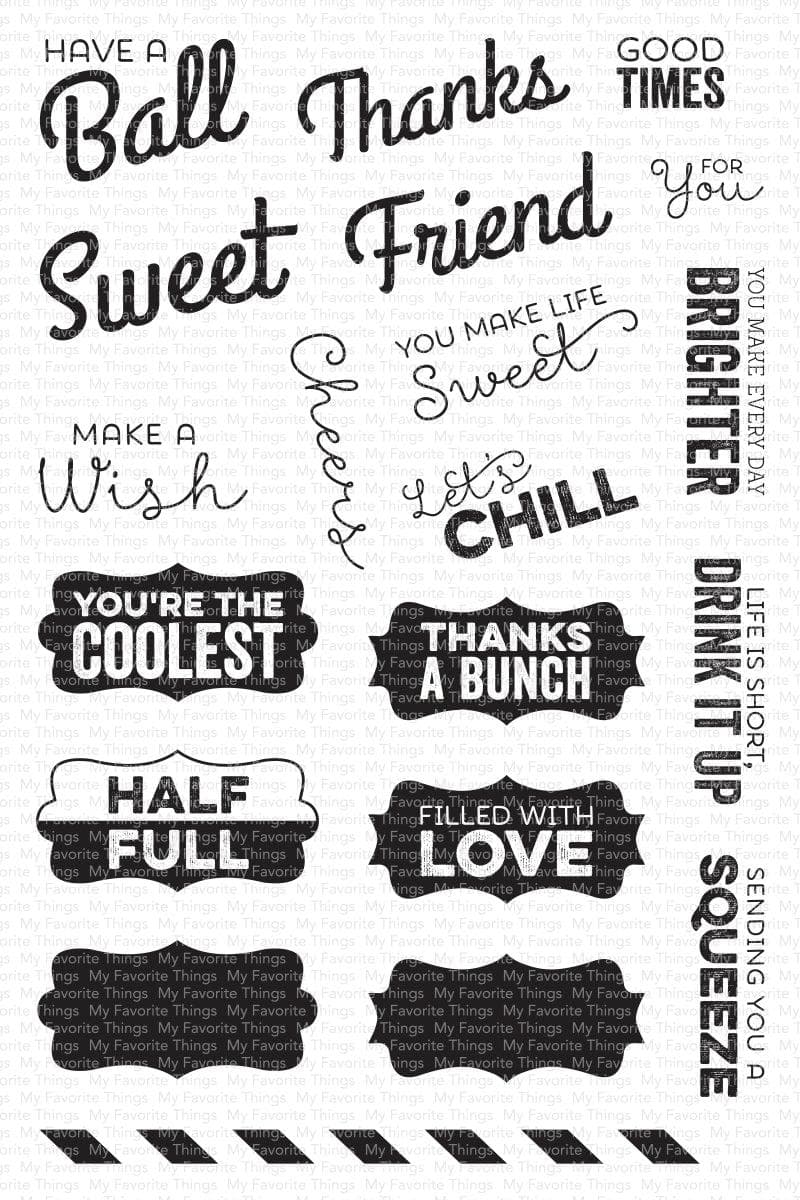 My Favorite Things - Mason Jar Labels