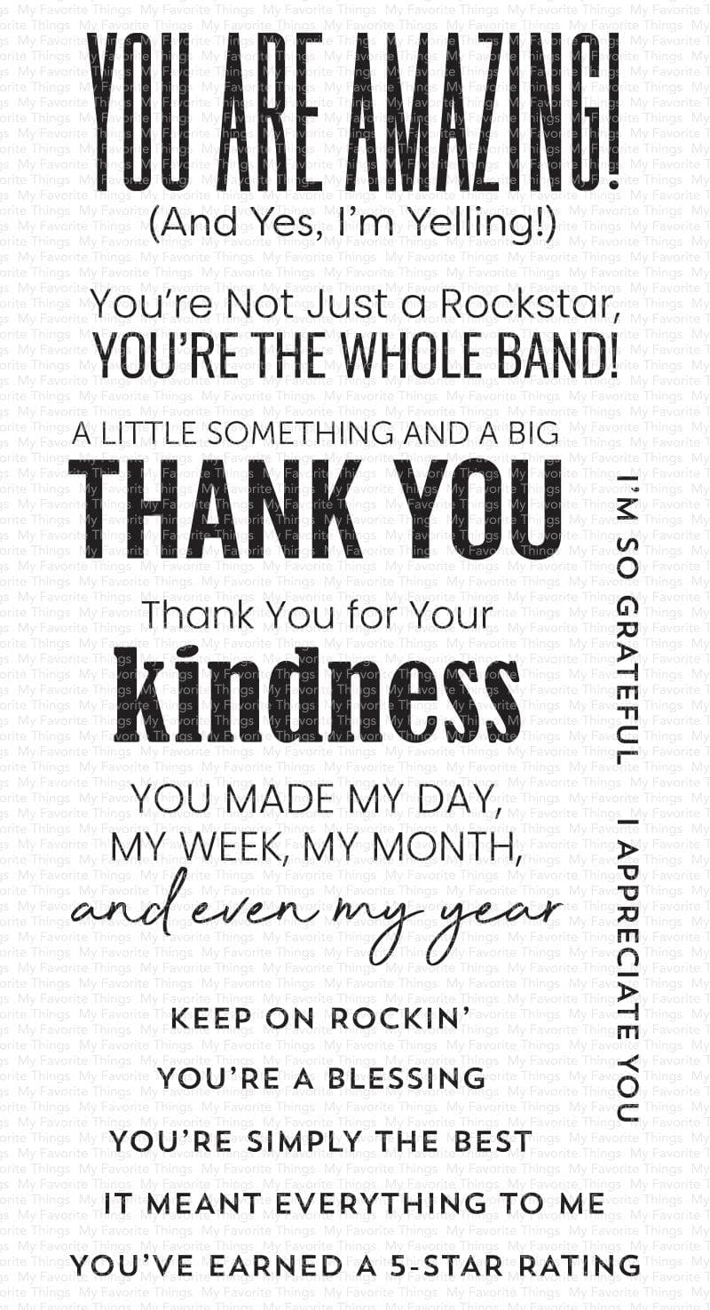 My Favorite Things - A Big Thank You