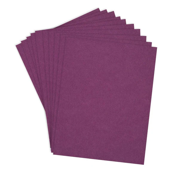 Spellbinders - Violet ColorWheel Cardstock 8.5" x 11" - 10 Sheets
