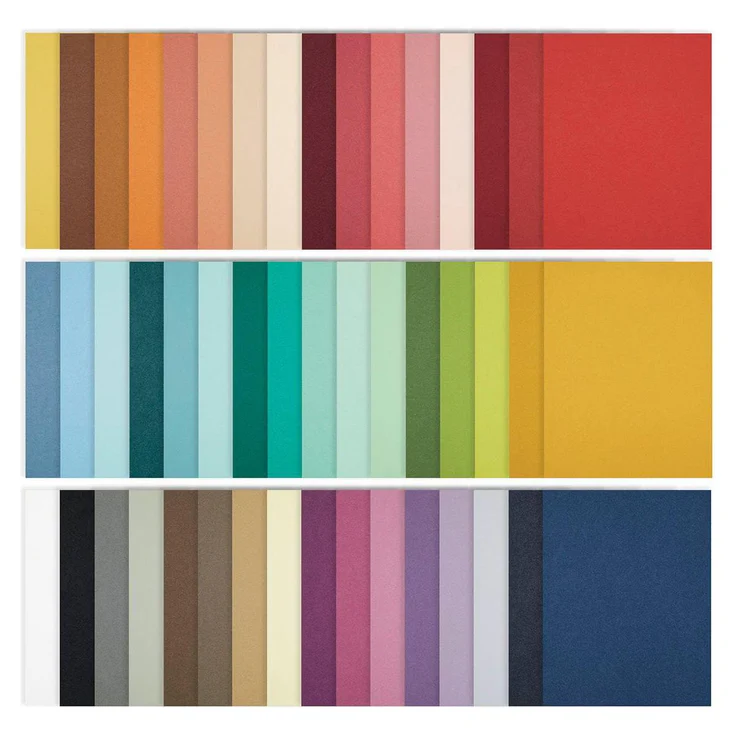 Spellbinders - The Full 48 ColorWheel Cardstock Pack 8.5" x 11" - 1 each