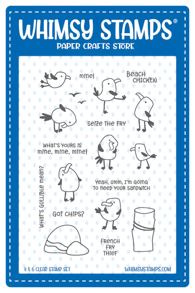Whimsy Stamps - Gullibles Clear Stamps