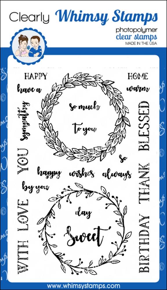 Whimsy Stamps - Farmhouse Wreaths