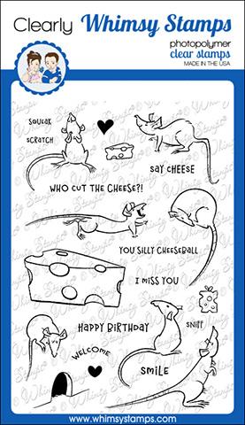 Whimsy Stamps - Say Cheese Clear Stamps