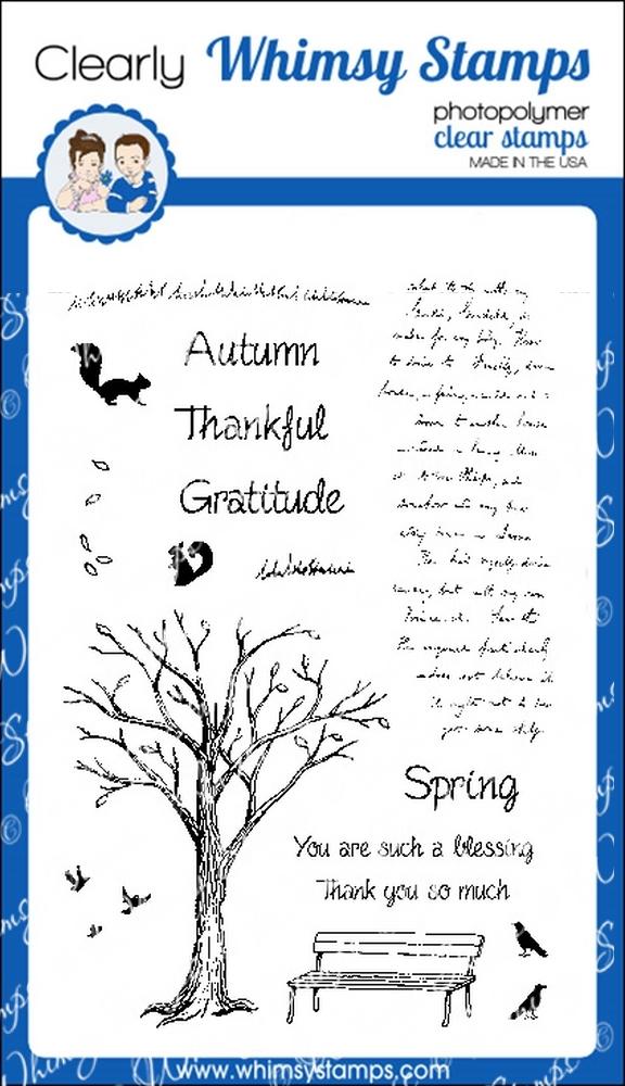 Whimsy Stamps - Falling Leaves