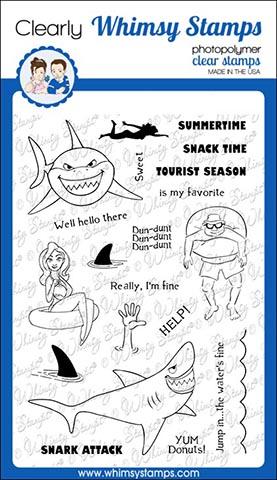 Whimsy Stamps - Snark Attack Clear Stamps
