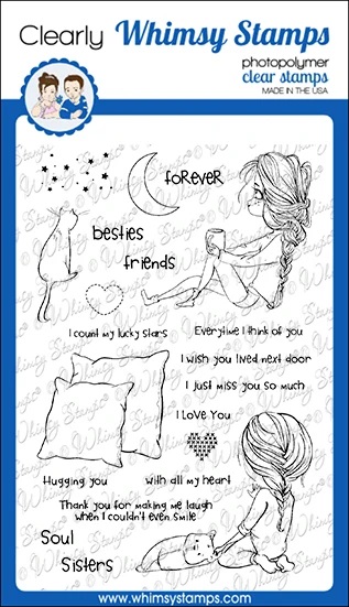 Whimsy Stamps - Soul Sisters Clear Stamps