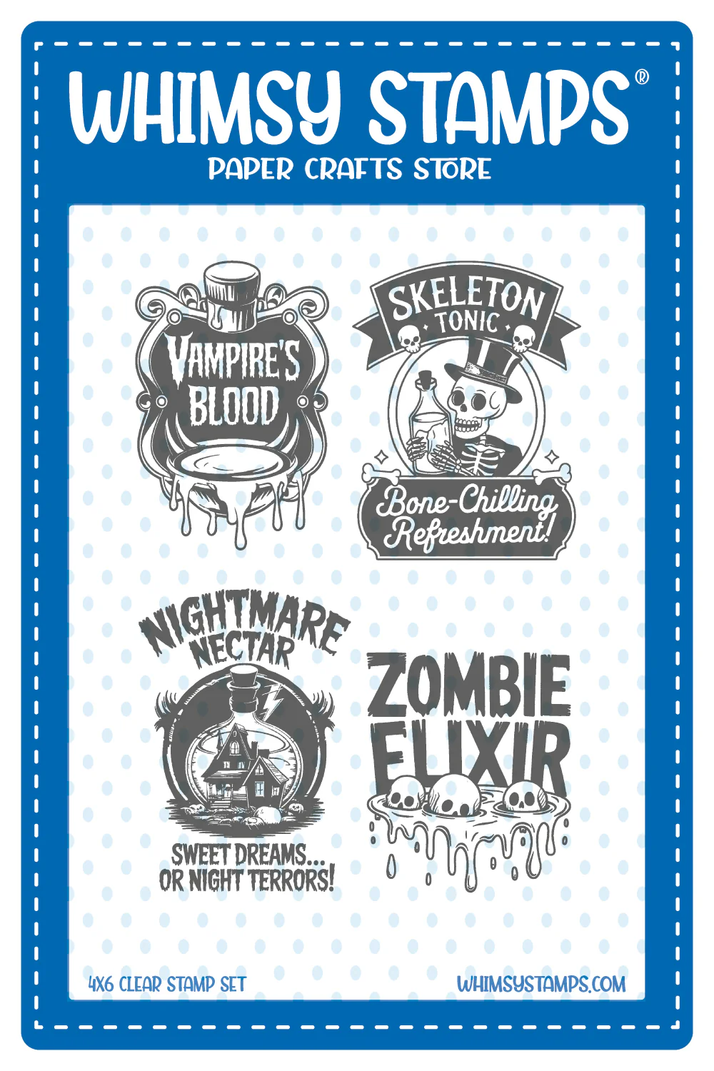 Whimsy Stamps - Potion Labels Clear Stamps