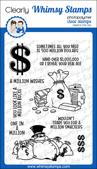 Whimsy Stamps - A Million Wishes Clear Stamps