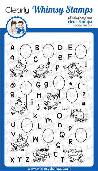 Whimsy Stamps - AlFROGabet Clear Stamps (SB3)