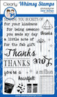 Whimsy Stamps - Thanks a Million - Clear Stamps