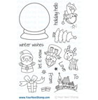 Your Next Stamp- Holiday Snow Globe