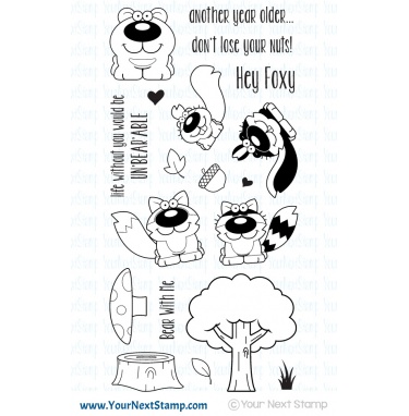 Your Next Stamp- Funny Forest Critter Crew