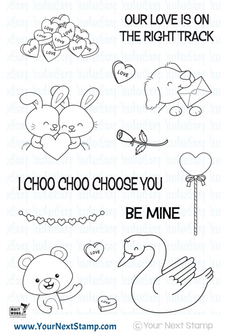 Your Next Stamp - All Aboard Love Train(SB8)