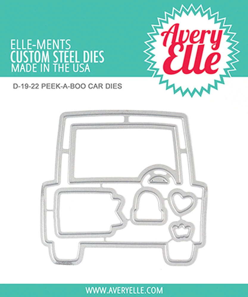 Avery Elle - Peek-A-Boo Car Elle-ments die