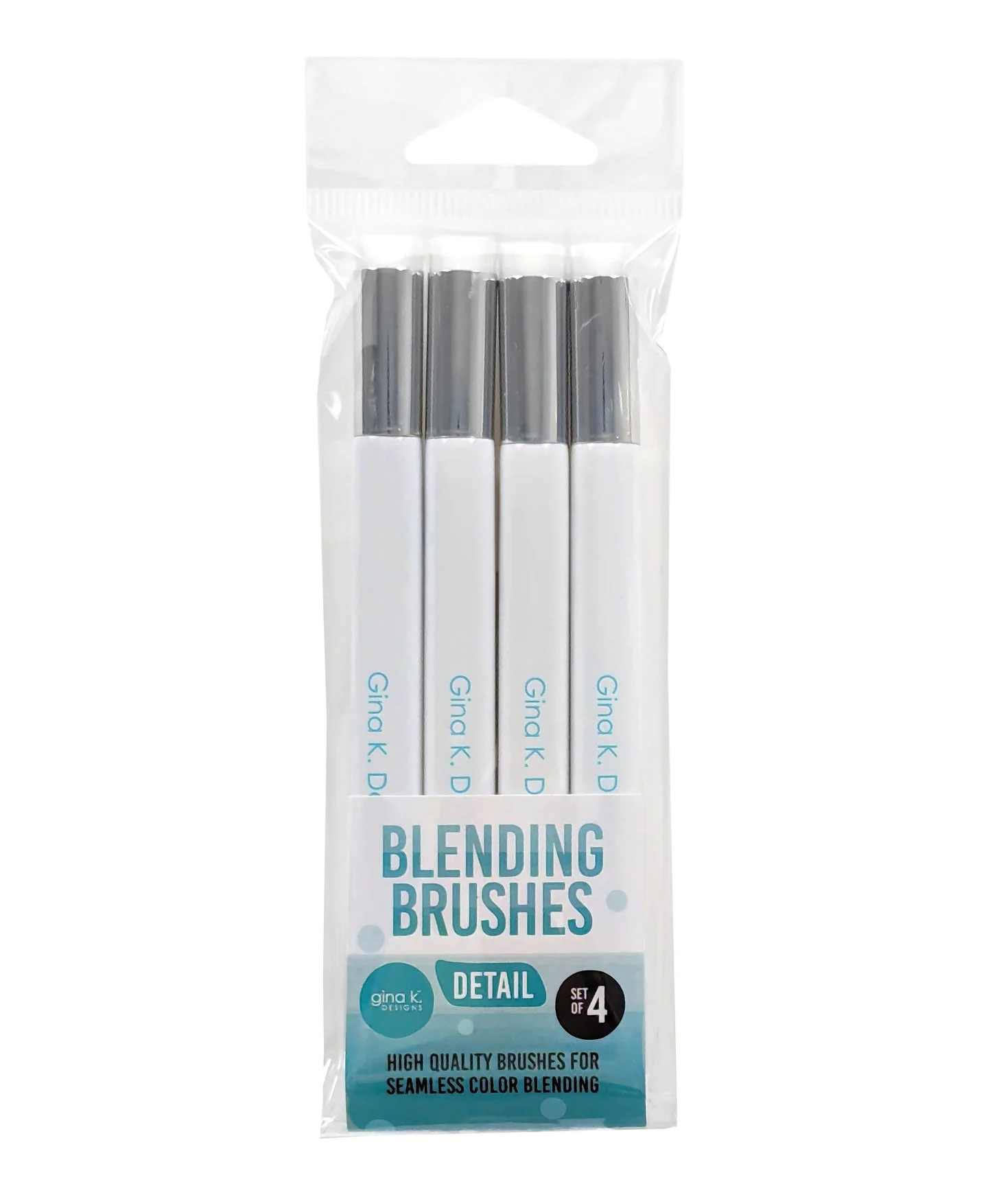 Gina K Designs - Blending Brushes DETAIL - Set of 4 - TOOL