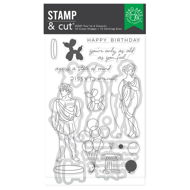 **NEW* - Spellbinders - Hero Arts You're A Classic Stamp & Cut
