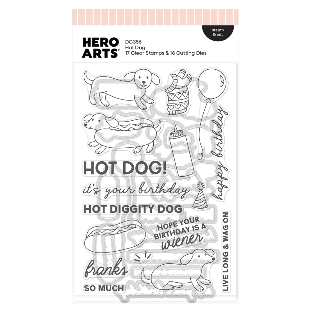 **NEW* - Spellbinders - Hot Dog Stamp & Cut