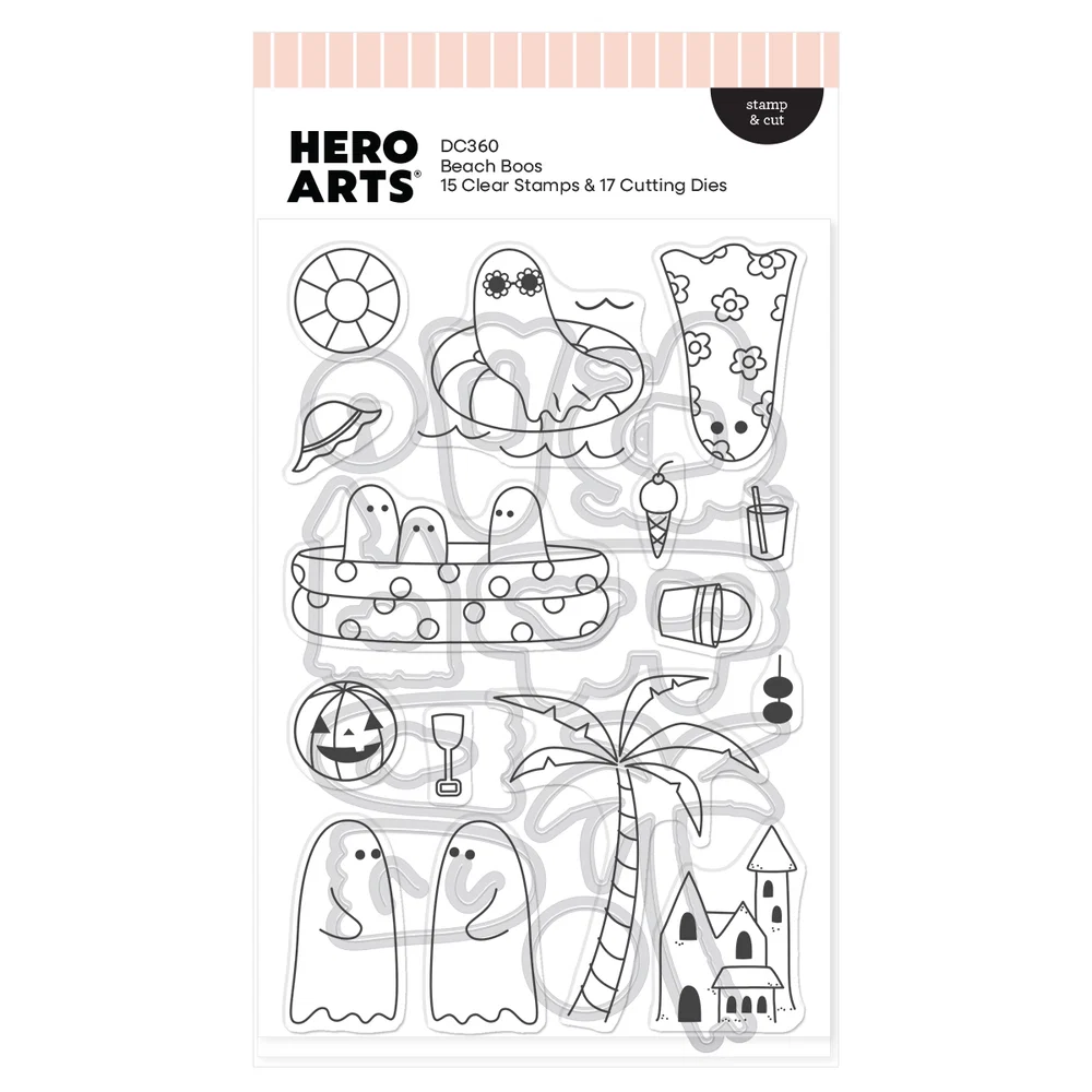 **NEW* - Spellbinders - Hero Arts Beach Boos Stamp & Cut