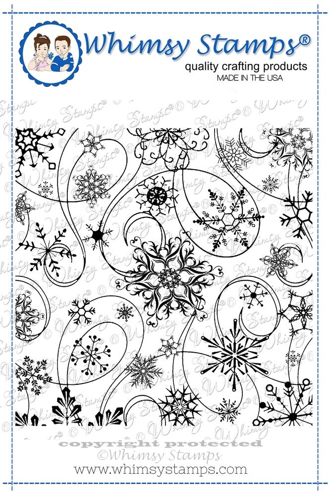 Whimsy Stamps - Snow Flurry Background