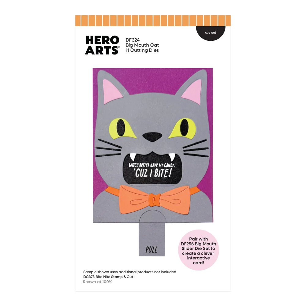 **NEW* - Spellbinders - Big Mouth Cat Die Set
