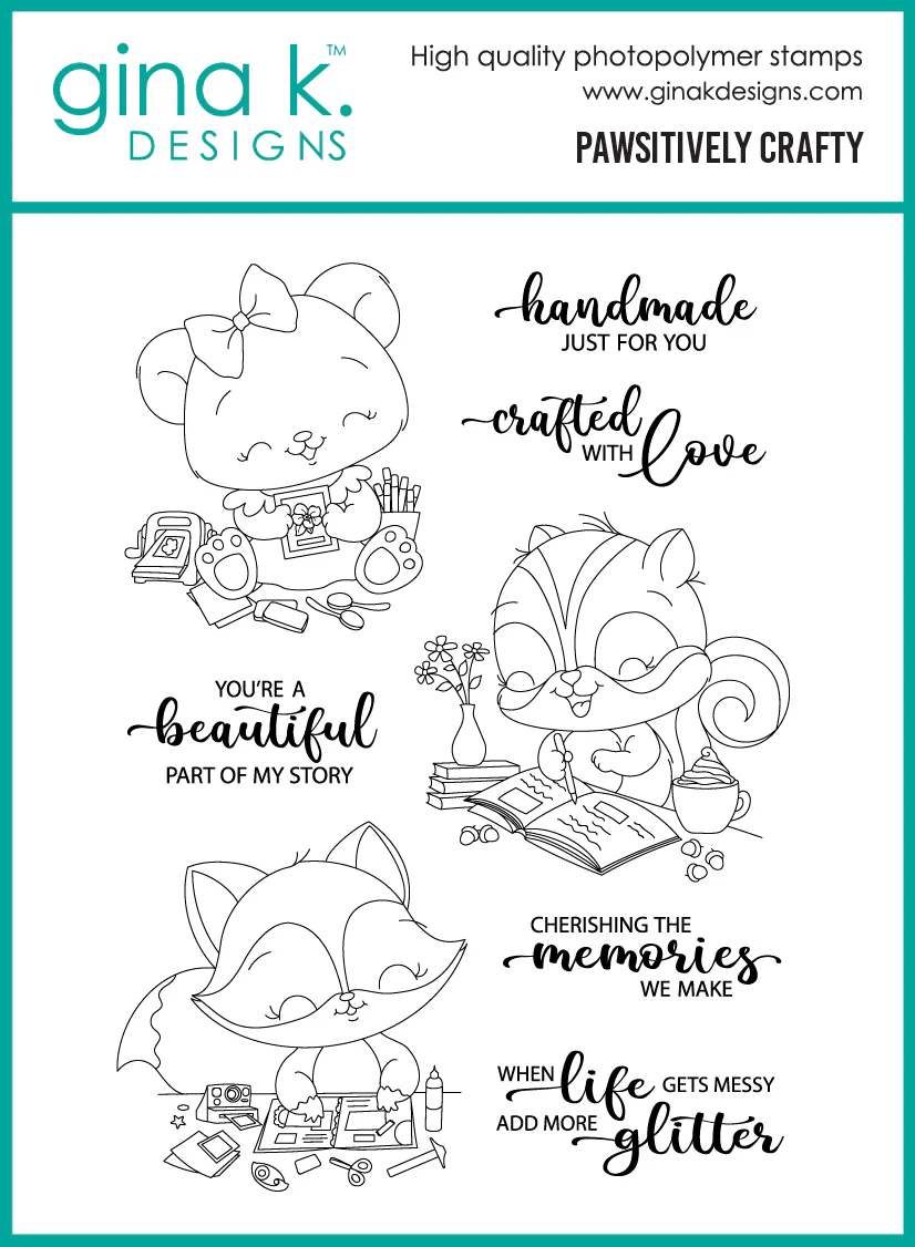 Gina K Designs - Pawsitively Crafty - STAMPS