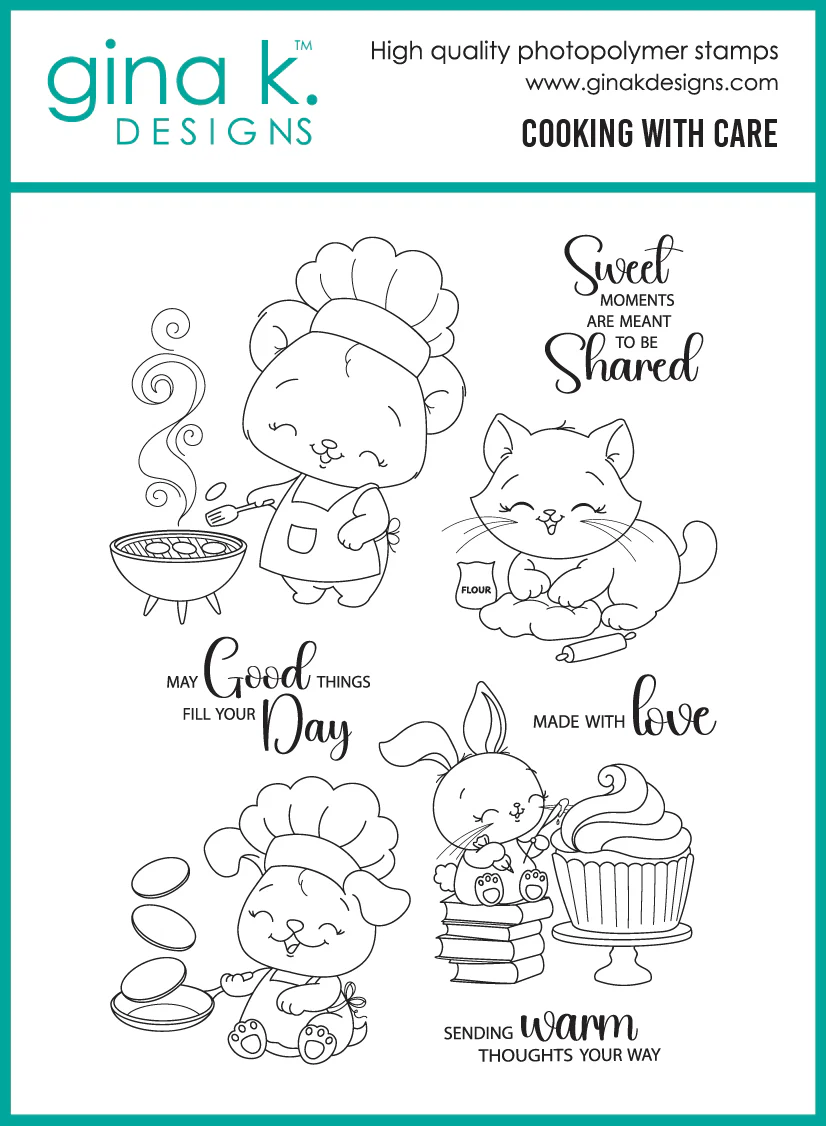 **NEW* - Gina K Designs - Cooking with Care - STAMPS