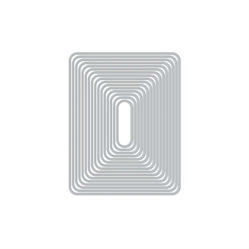 *NEW* - Spellbinders - Hero Arts Rounded Rectangle Infinity Nesting Dies