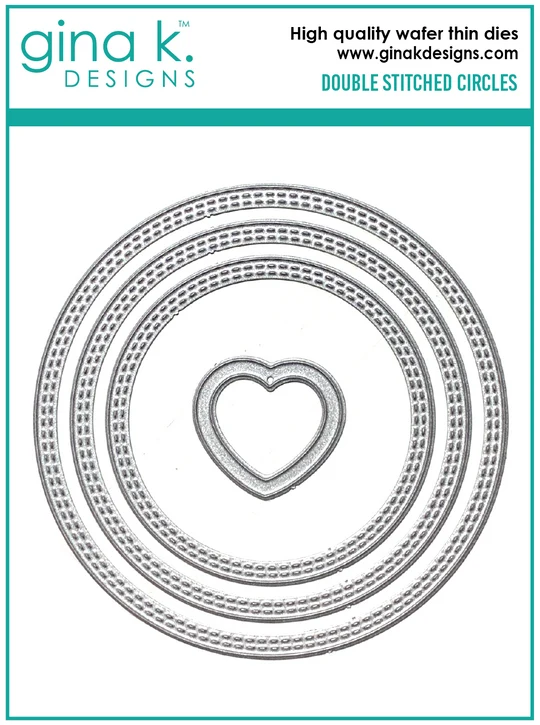 Gina K Designs - Double Stitched Circles - DIE