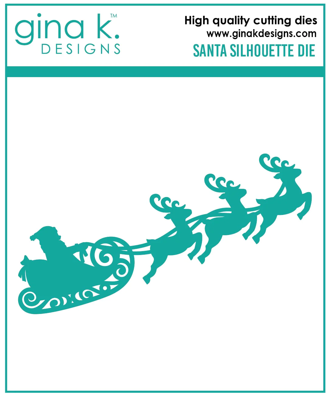 Gina K Designs - Santa Silhouette - DIE