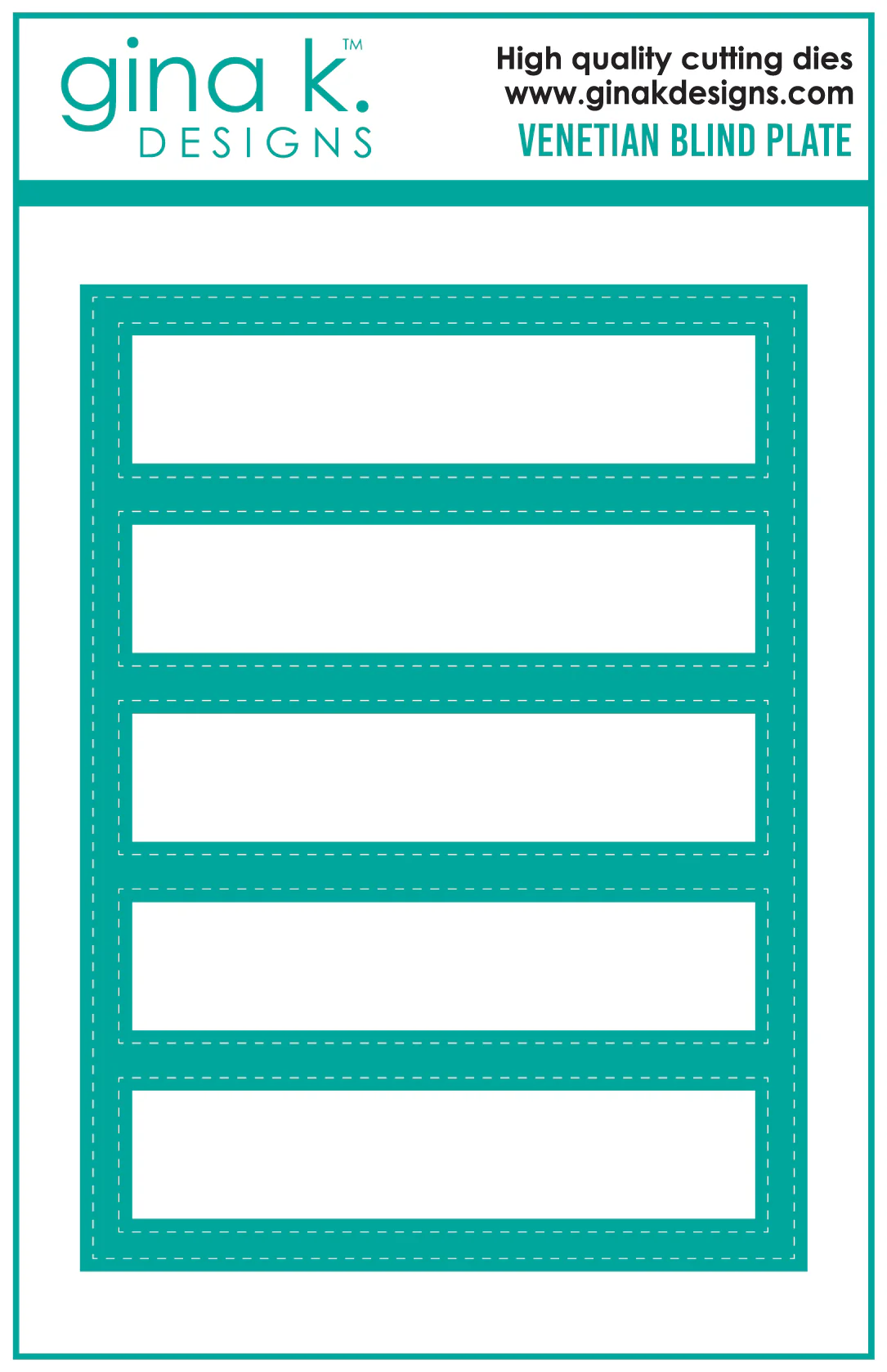 Gina K Designs - Venetian Blind Plate - DIE