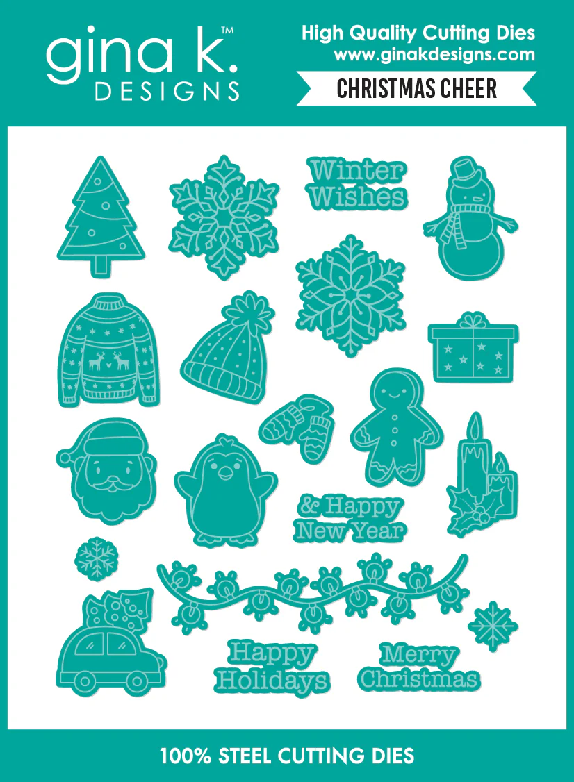 **NEW* - Gina K Designs - Christmas Cheer - DIE