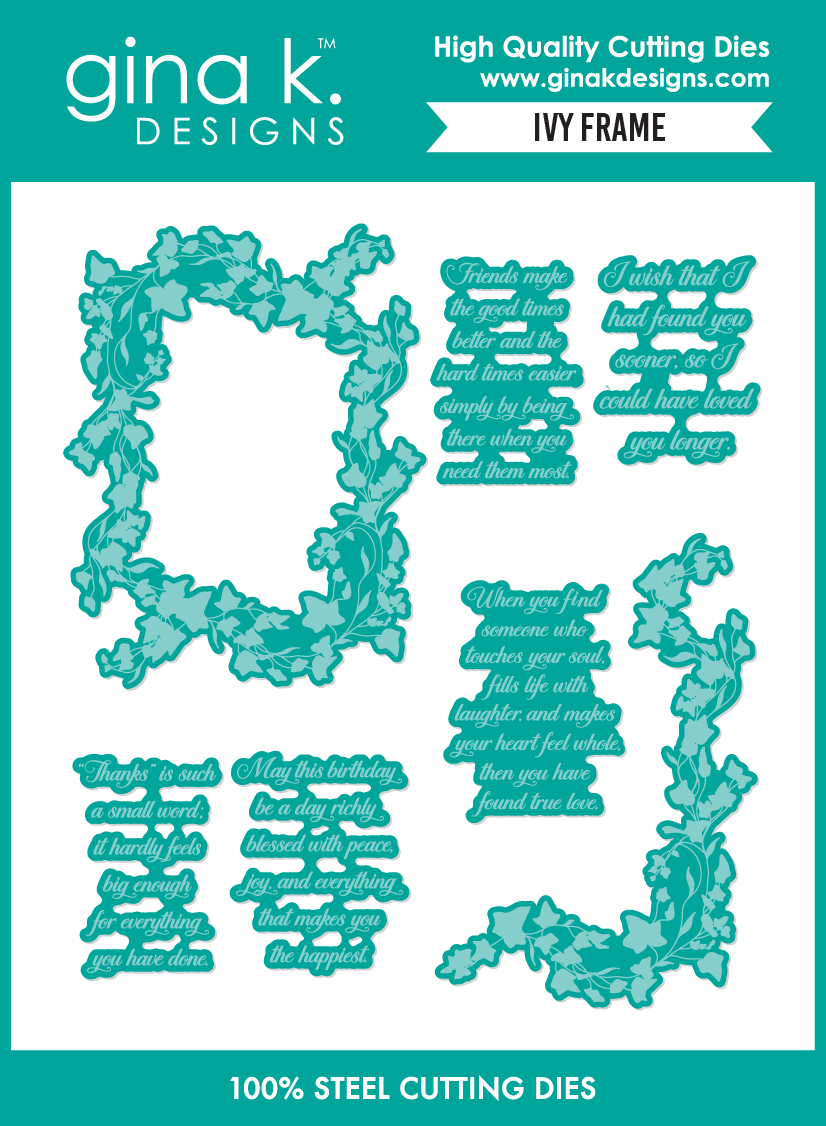 **NEW* - Gina K Designs - Ivy Frame - DIE