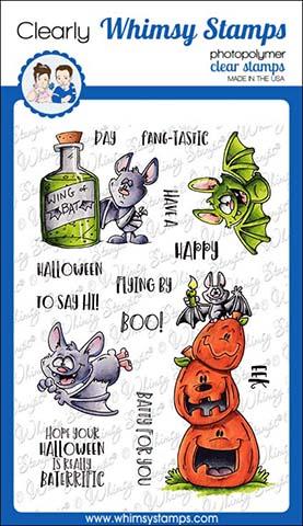 Whimsy Stamps - Going Batty Clear Stamps