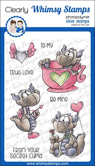 Whimsy Stamps - Dudley's Valentine Clear Stamps