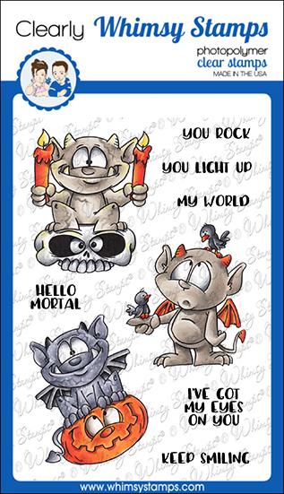 Whimsy Stamps - Gargoyle and Friends Clear Stamps