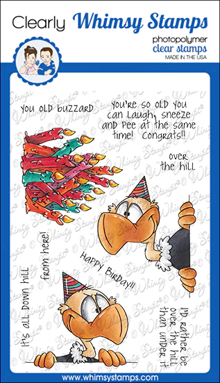 Whimsy Stamps - Old Buzzard Clear Stamps
