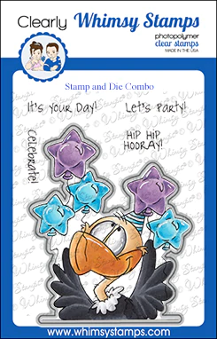 Whimsy Stamps - Old Buzzard Too Stamp and Die Combo