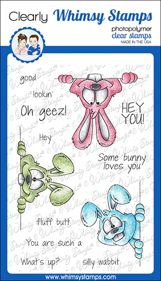 Whimsy Stamps - Fluff Butt Clear Stamps
