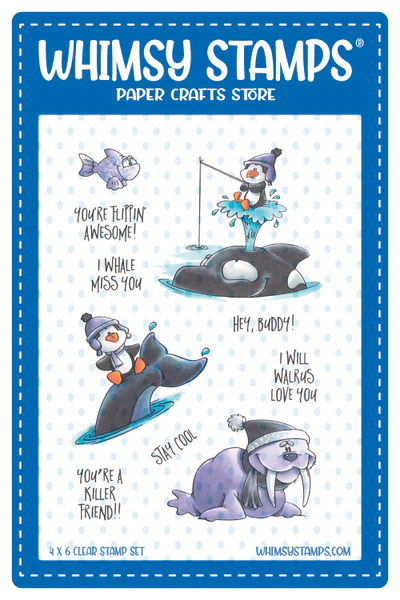 Whimsy Stamps - Killer Friend Clear Stamps