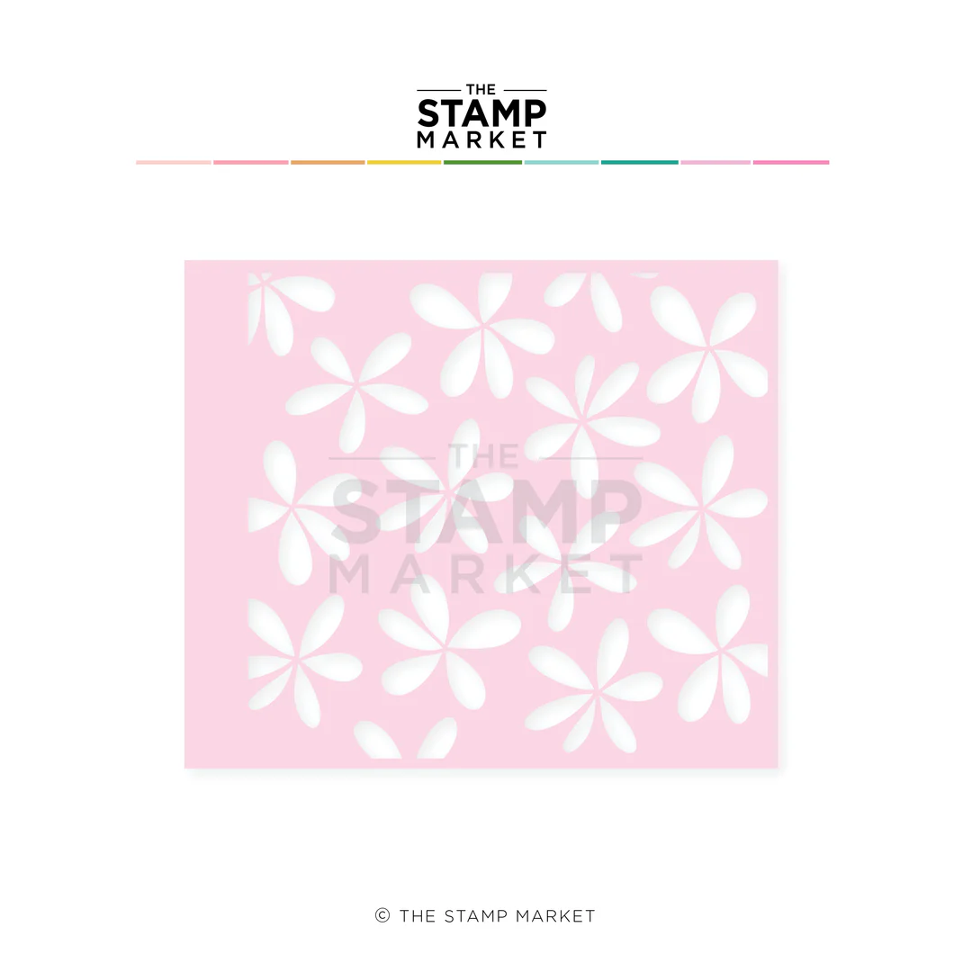 Stamp Market - DAISIES & MORE STENCIL