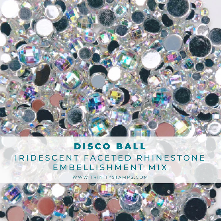 **NEW* - Trinity Stamps - Disco Ball Rhinestone Embellishment Mix