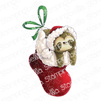 Stamping Bella - SLOTH IN A STOCKING