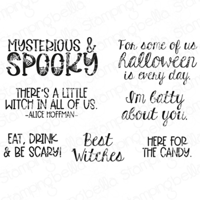 Stamping Bella - Spooky Sentiment Set