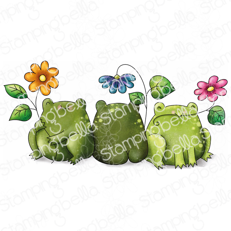 Stamping Bella - Frogs & Flowers