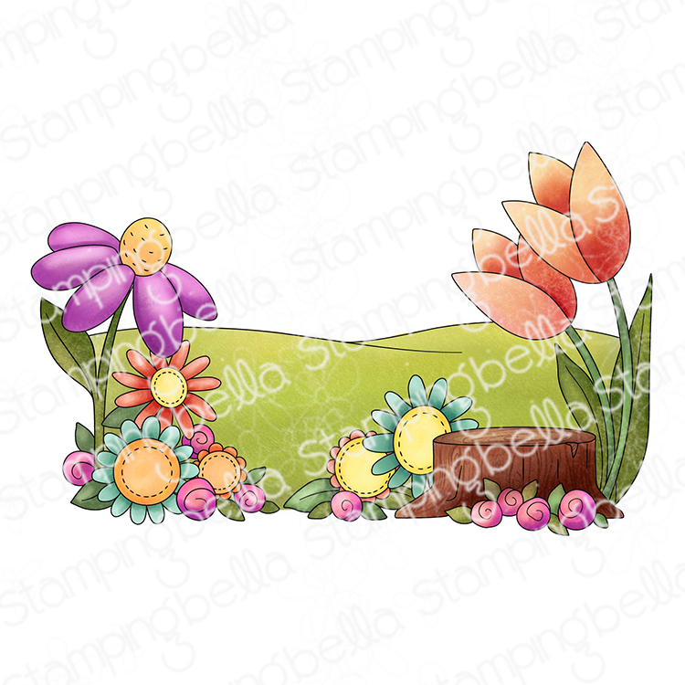 Stamping Bella - Spring Backdrop
