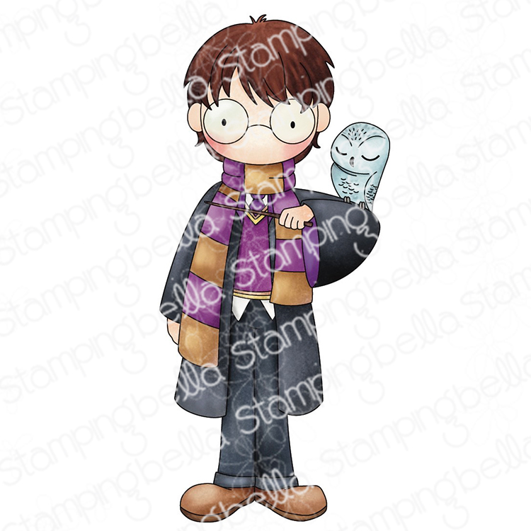 *NEW* - Stamping Bella - Tiny Townie Wizard in Training with Owl